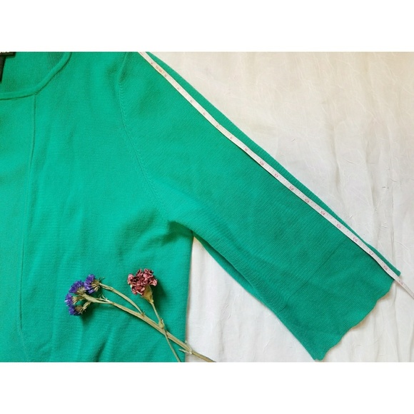 Lane Bryant 18/20 Kelly Green 3/4 Sleeve Cardigan - Picture 6 of 7